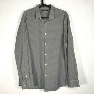 Theory Gingham Button Up Shirt